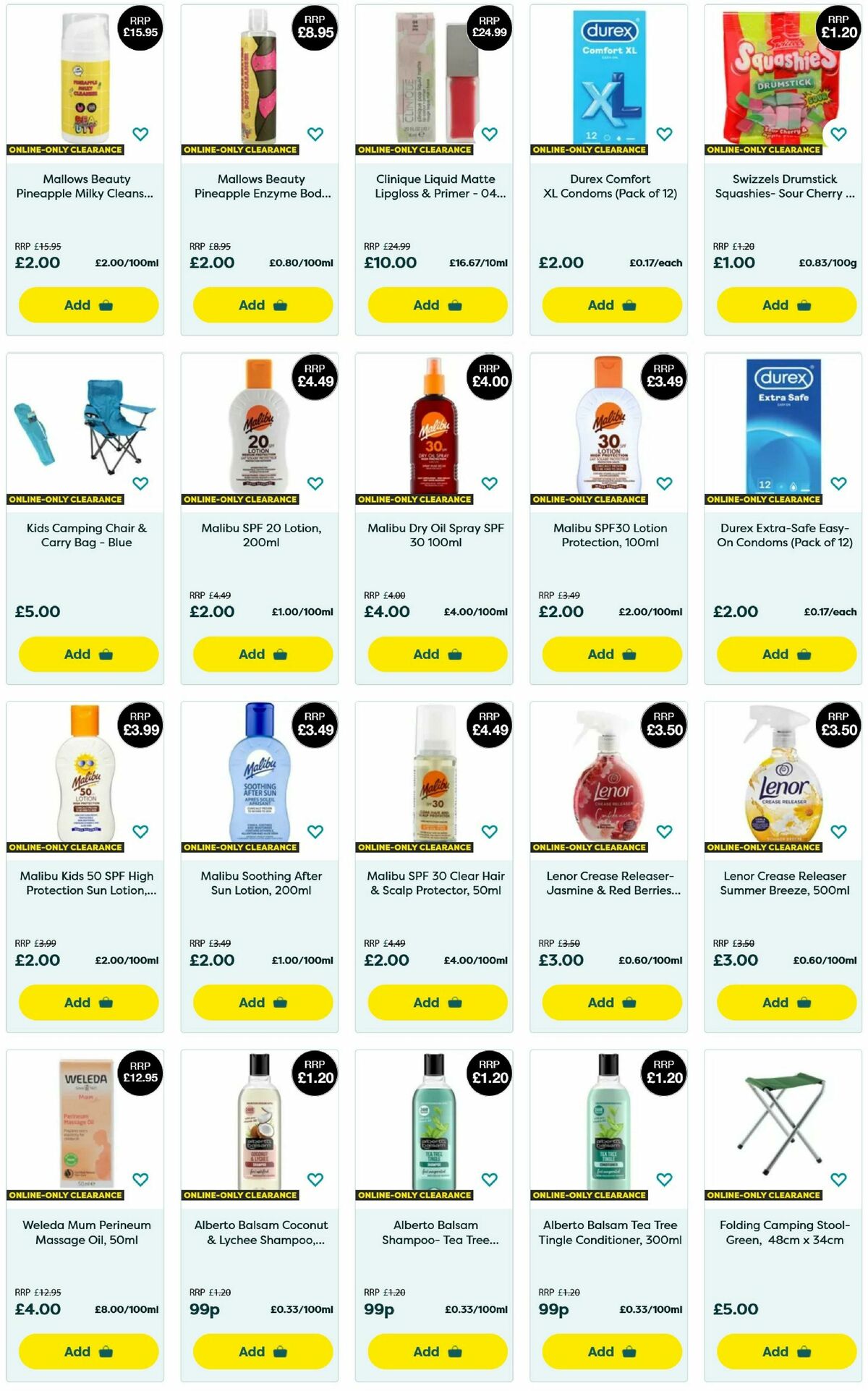 Poundland Clearance Offers from 22 July
