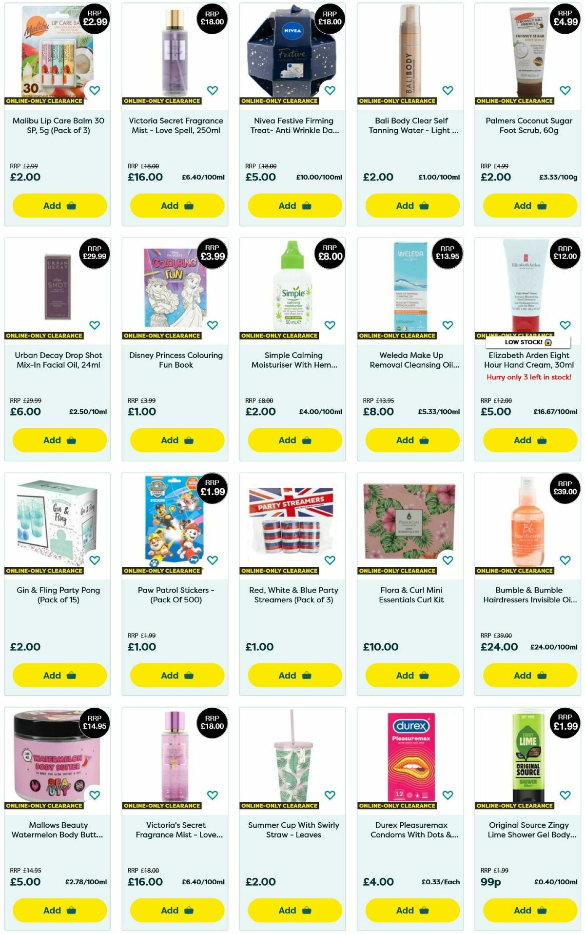 Poundland Clearance Offers from 22 July