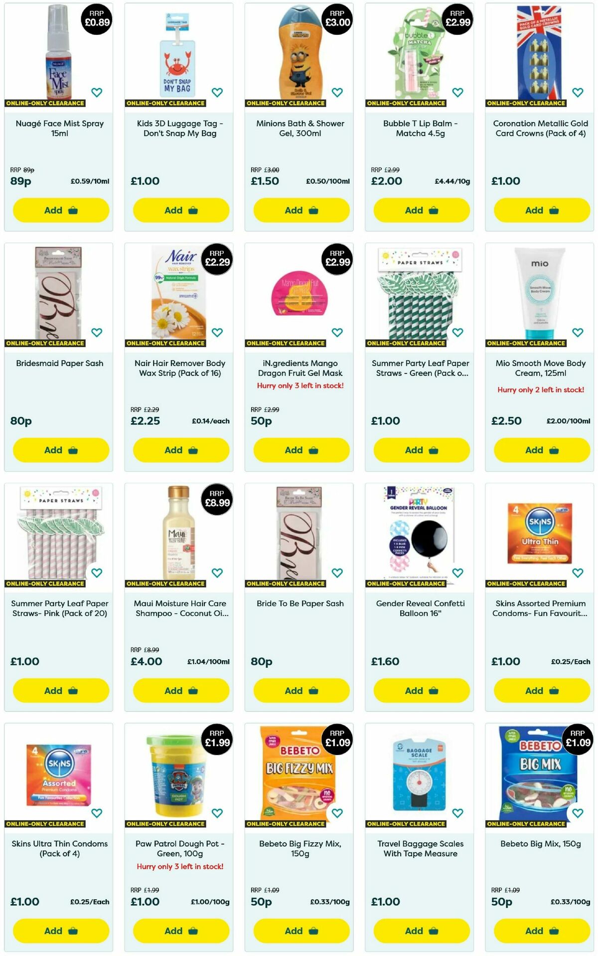 Poundland Clearance Offers from 22 July