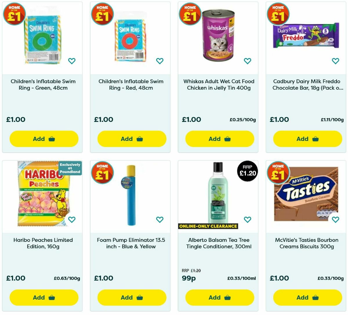 Poundland Offers from 23 July