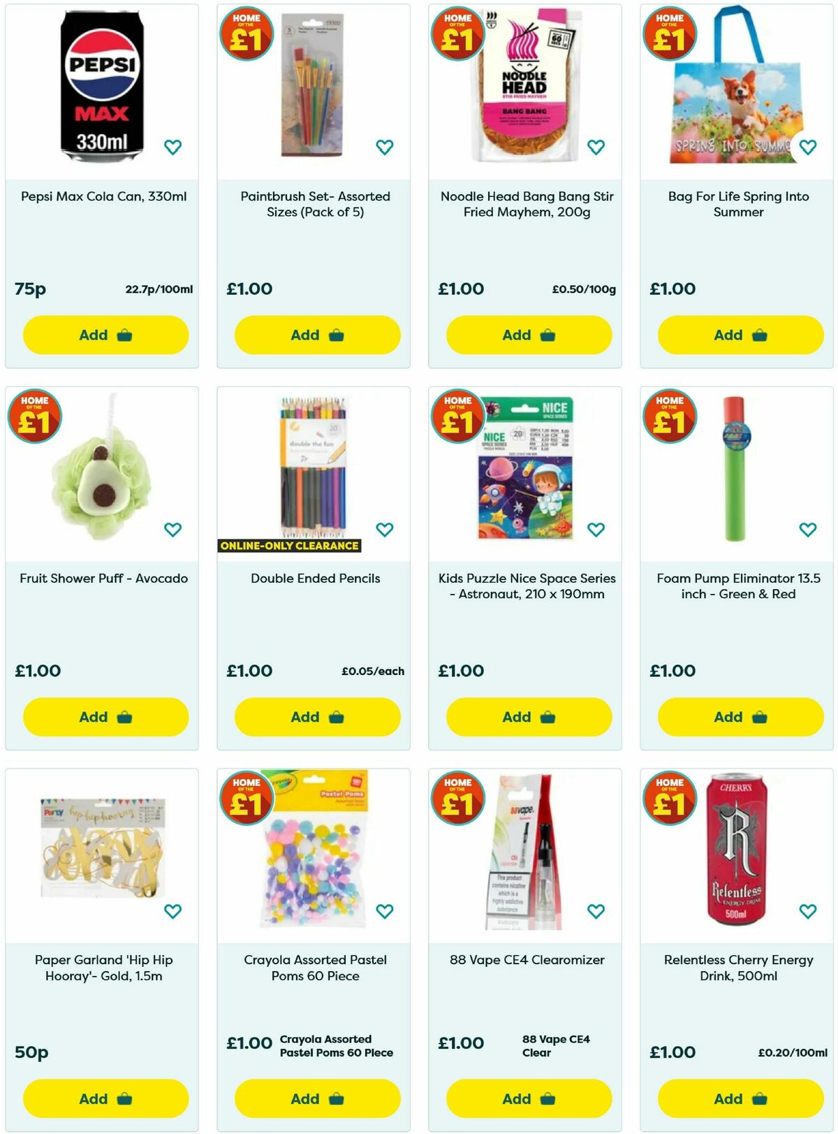 Poundland Offers from 23 July