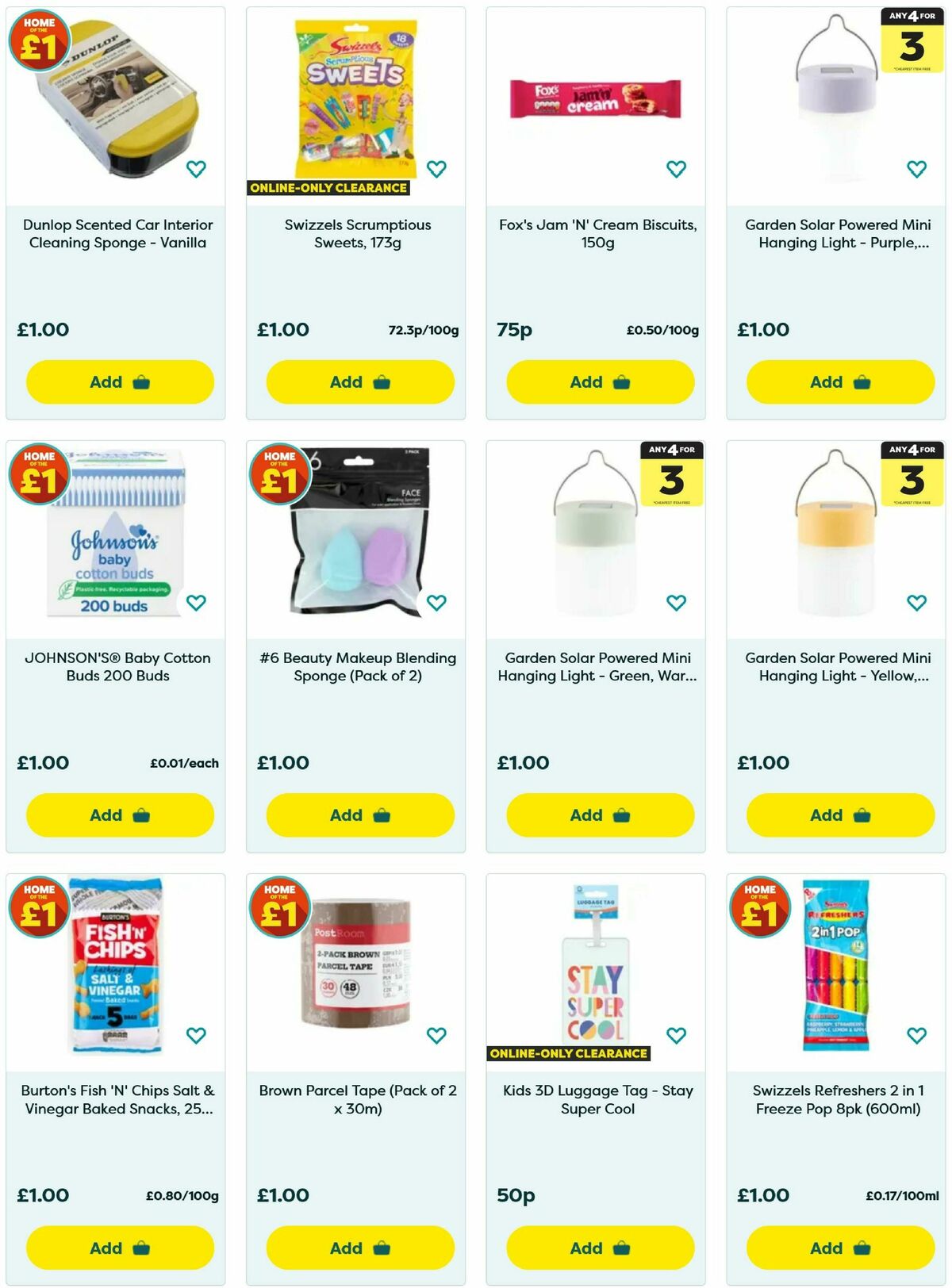 Poundland Offers from 23 July