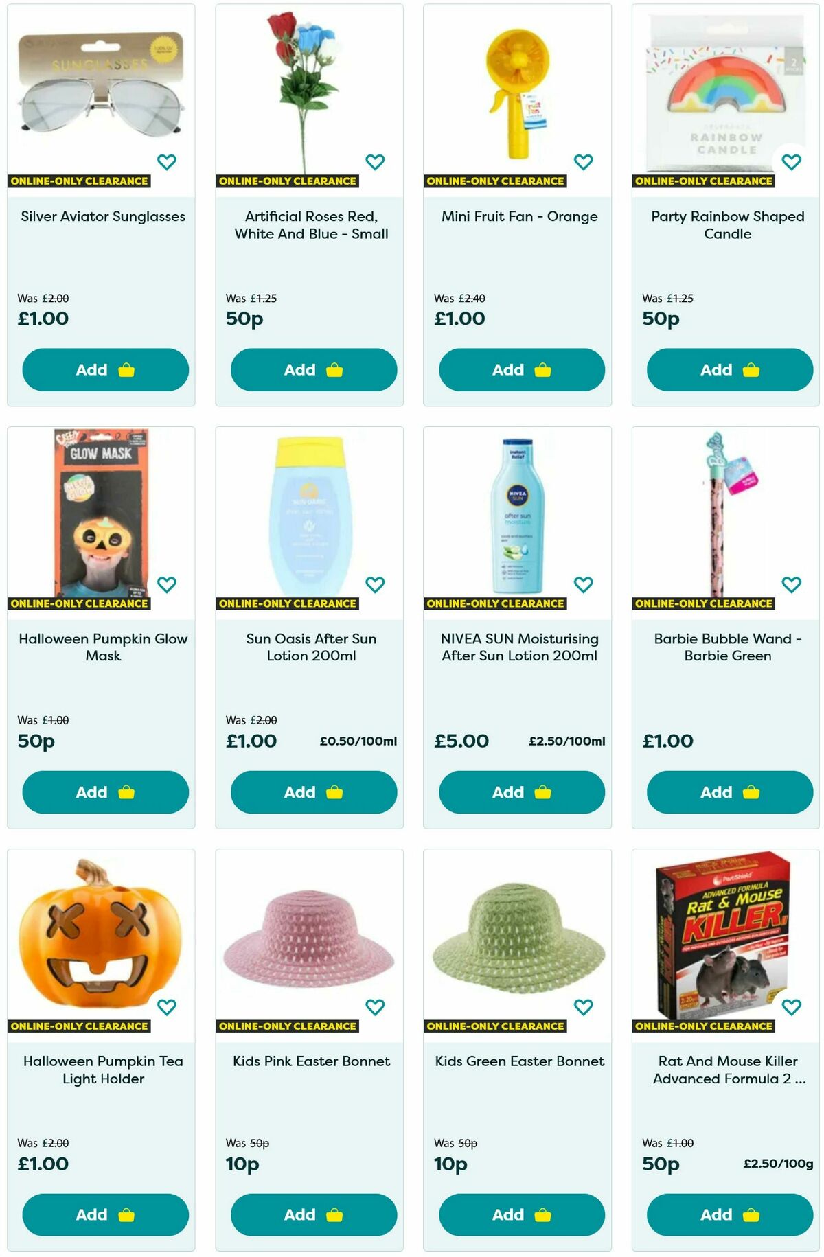 Poundland Offers from 9 September