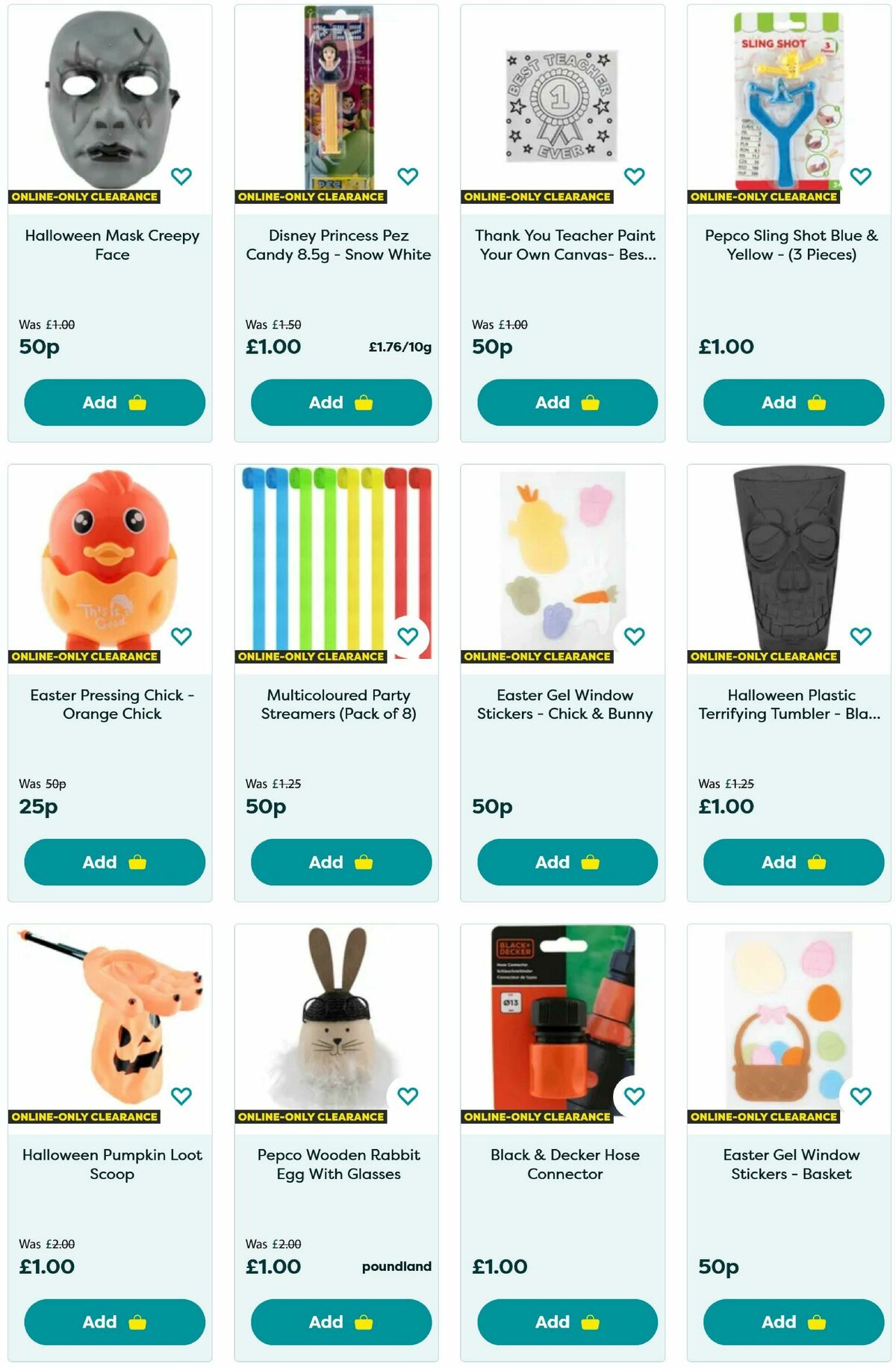 Poundland Offers from 9 September