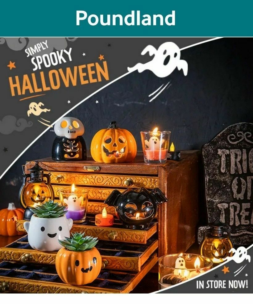 Poundland Halloween Offers from 24 September