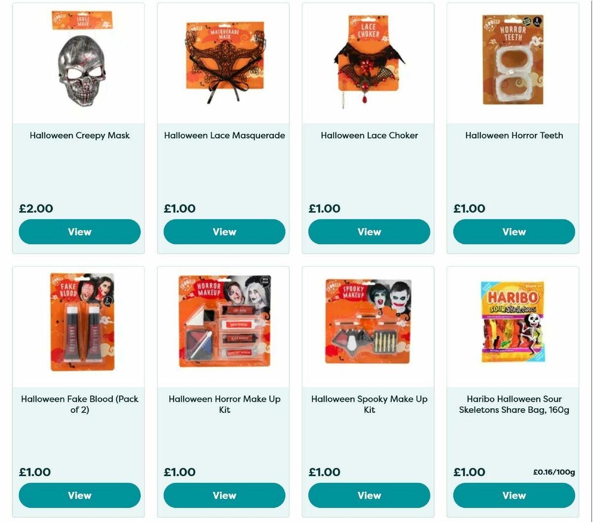 Poundland Halloween Offers from 24 September
