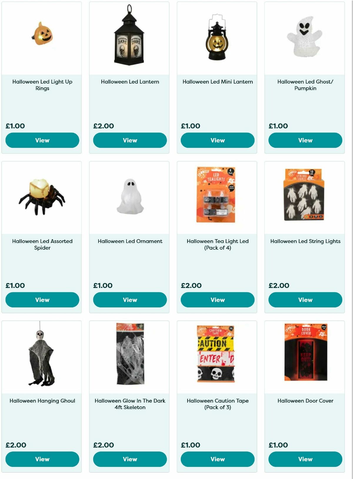 Poundland Halloween Offers from 24 September