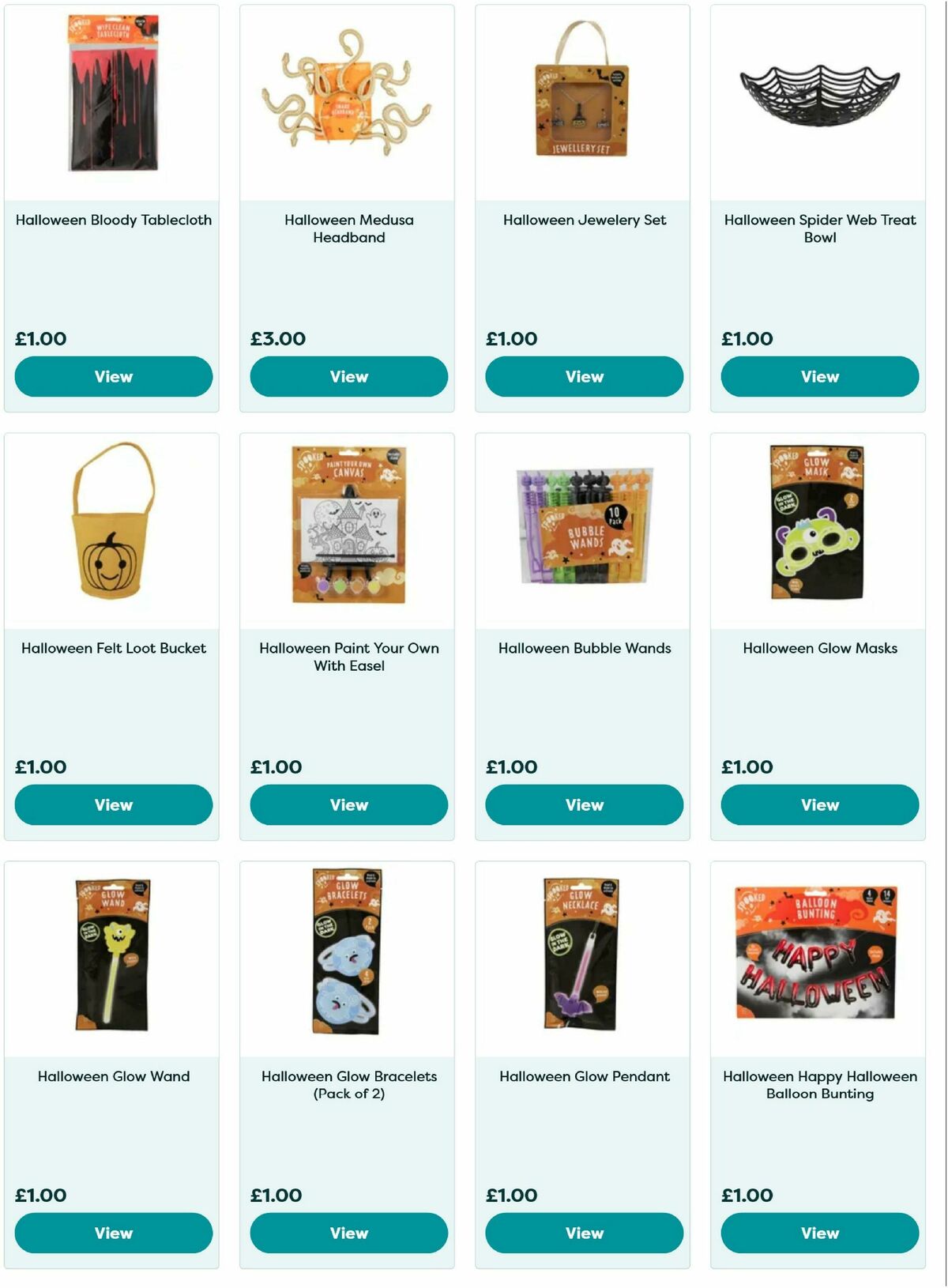 Poundland Halloween Offers from 24 September
