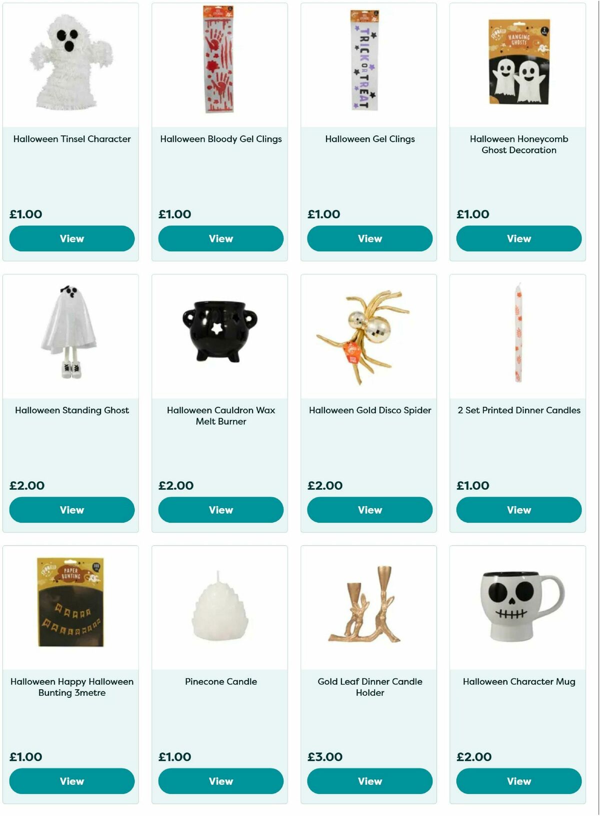 Poundland Halloween Offers from 24 September