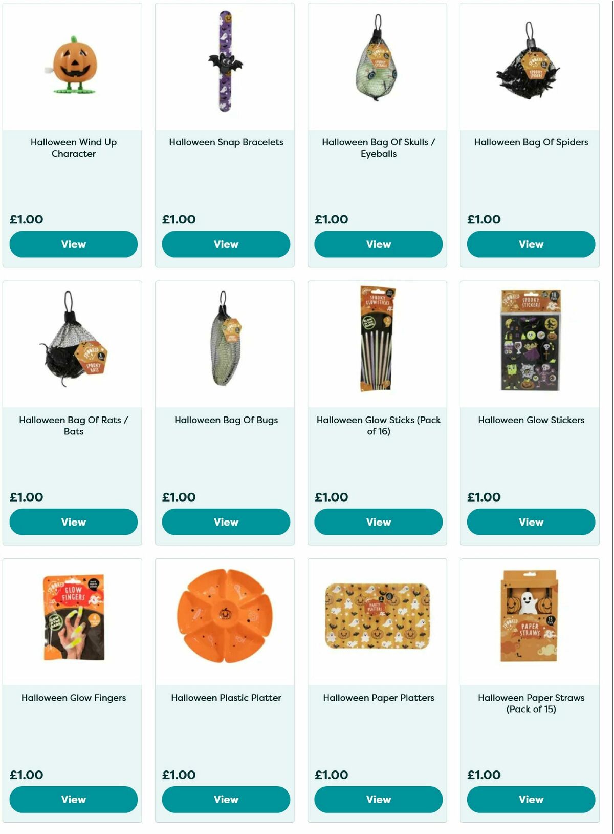 Poundland Halloween Offers from 24 September