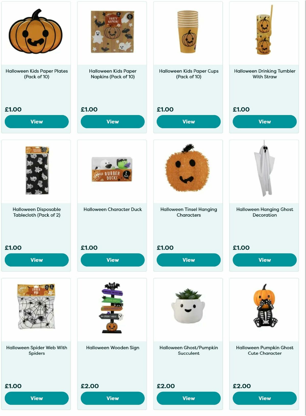 Poundland Halloween Offers from 24 September