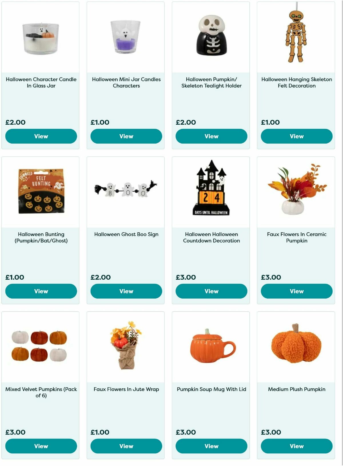 Poundland Halloween Offers from 24 September