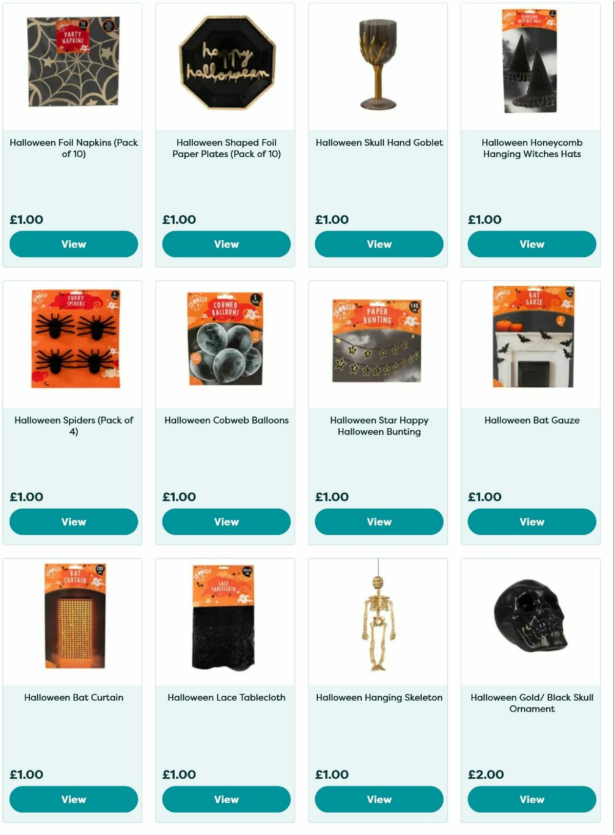 Poundland Halloween Offers from 24 September