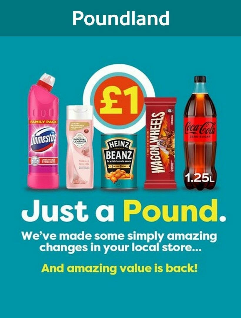 Poundland Offers from 3 October