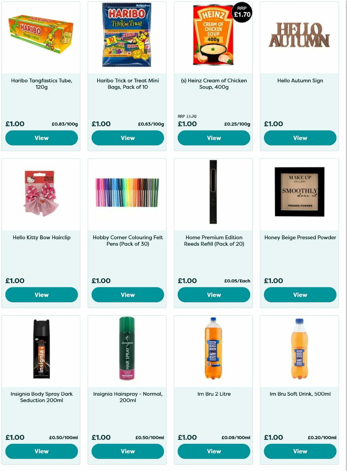 Poundland Offers from 3 October