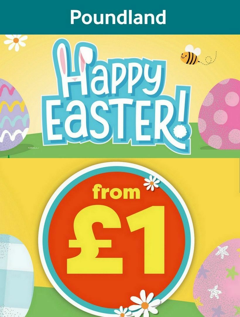 Poundland Easter Offers from 15 March