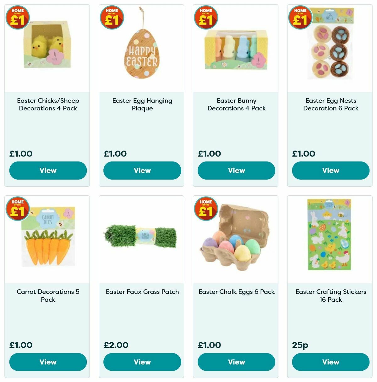 Poundland Easter Offers from 15 March