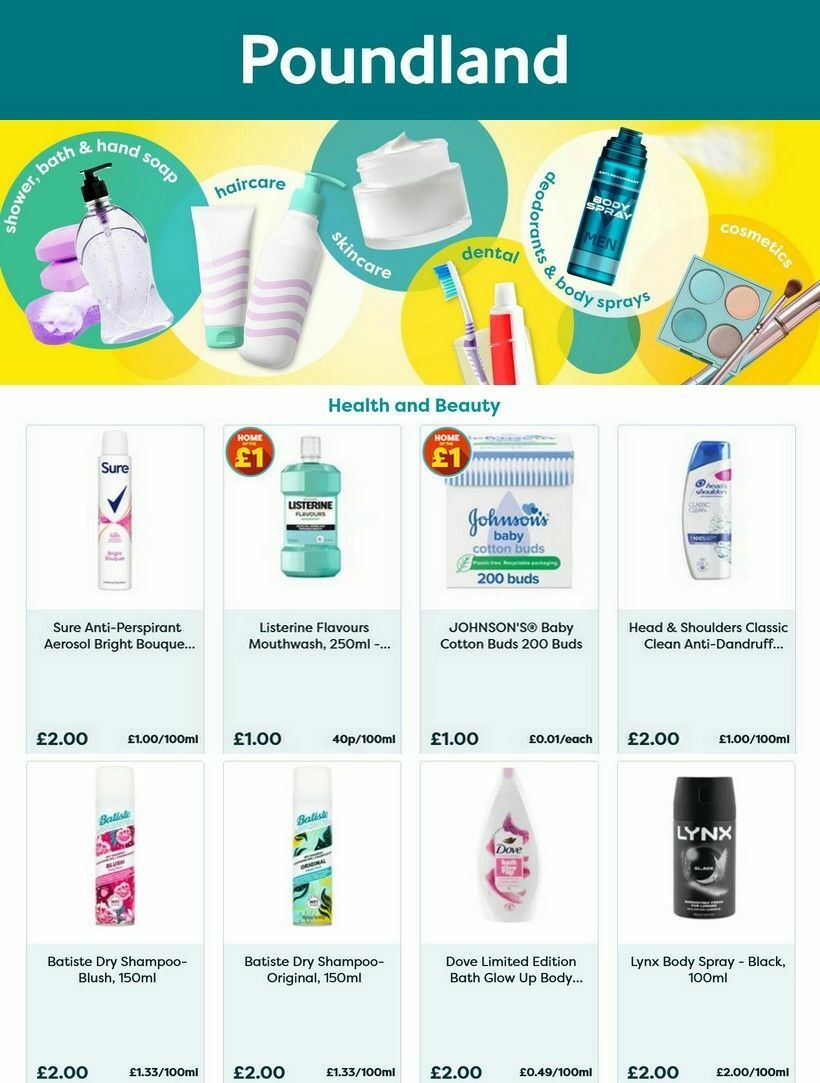Poundland Offers from 12 May