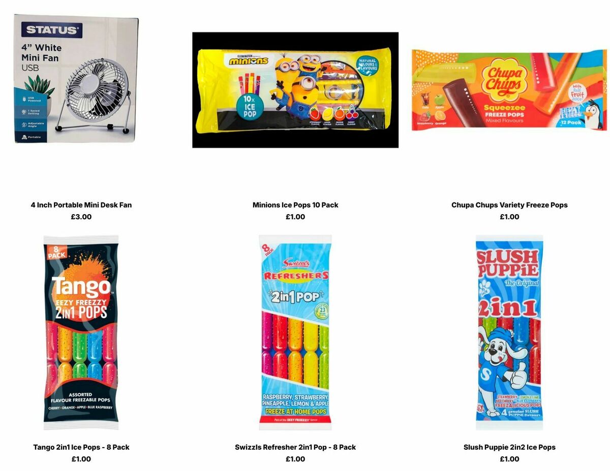 Poundland Beat The Heat Offers from 13 July