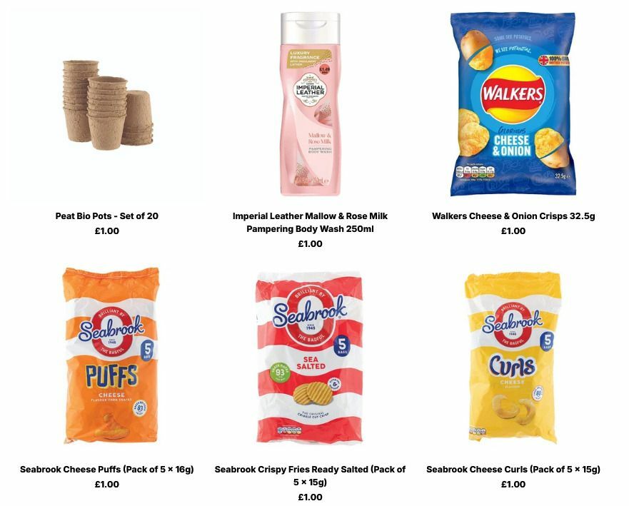 Poundland Offers from 10 August