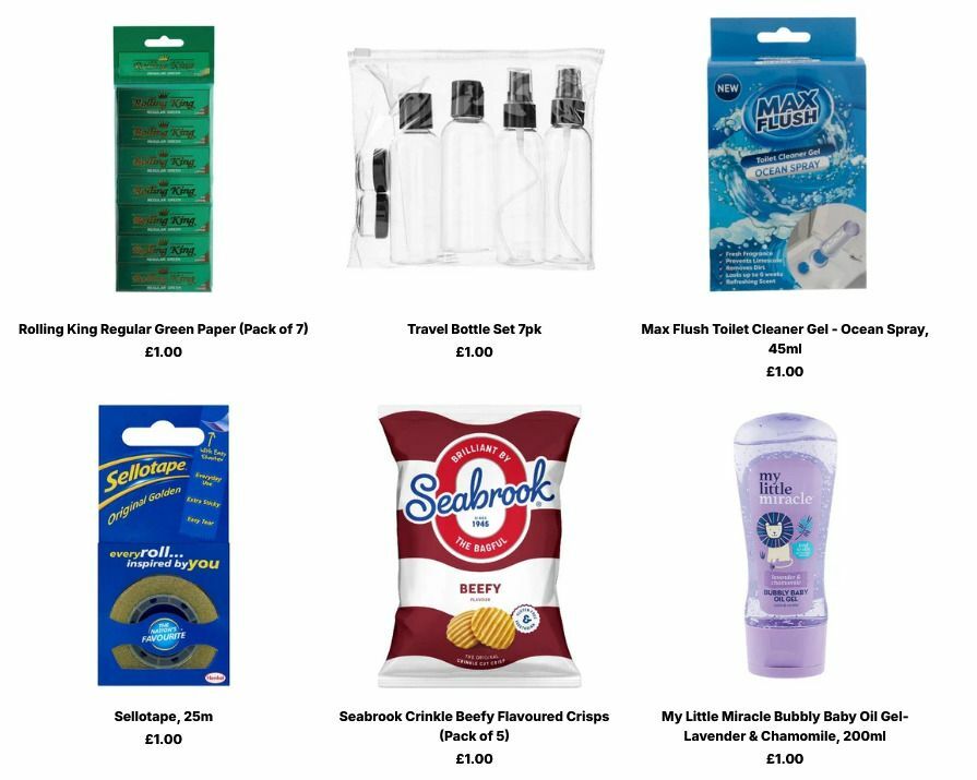 Poundland Offers from 10 August