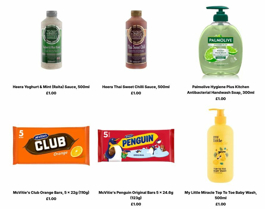 Poundland Offers from 10 August