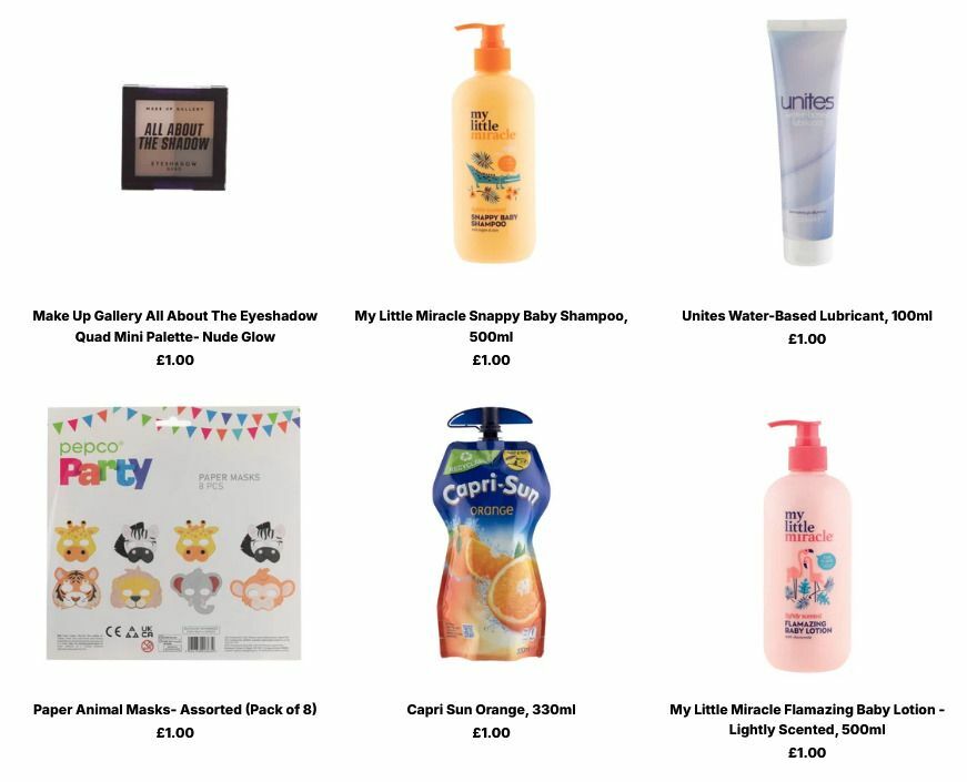 Poundland Offers from 10 August