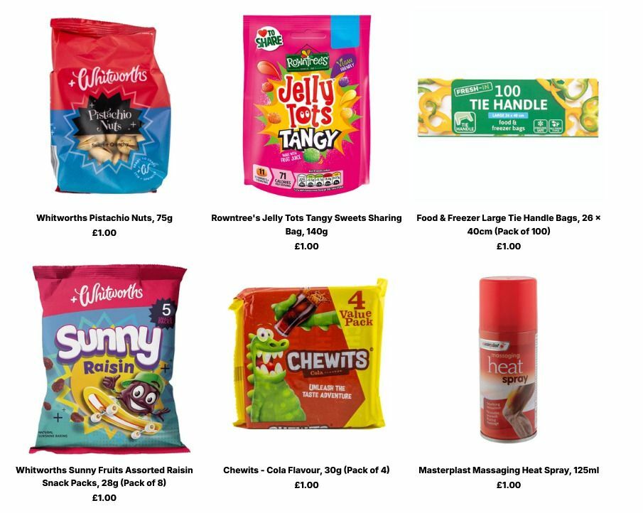 Poundland Offers from 10 August