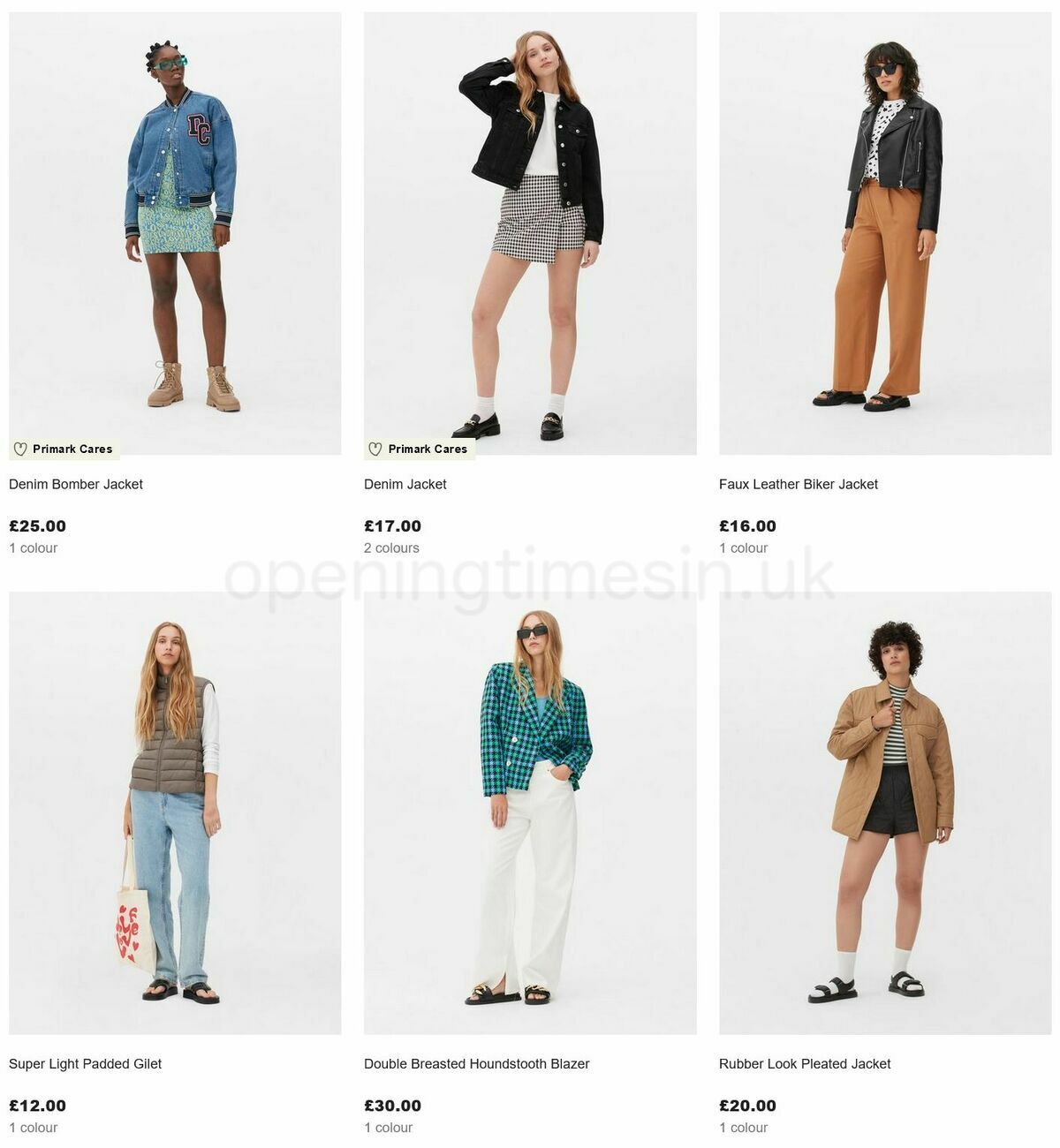 Primark Offers from 7 October