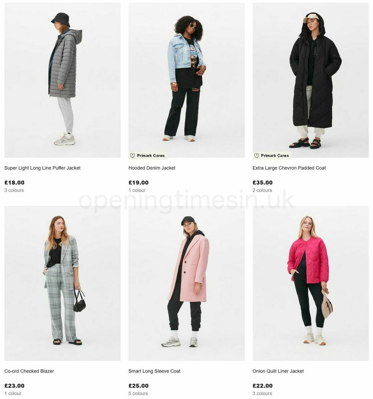 Primark Offers from 7 October