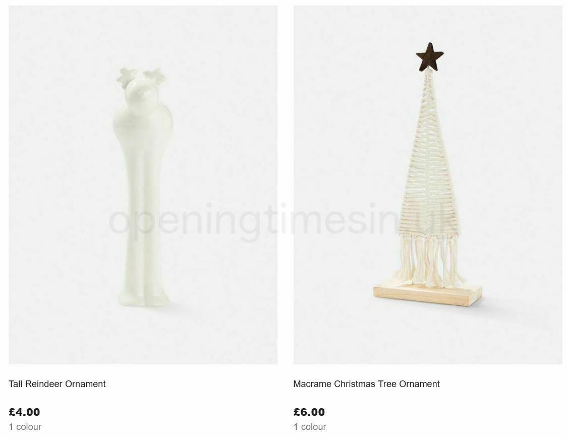 Primark Nostalgic Christmas Decor Offers from 1 November