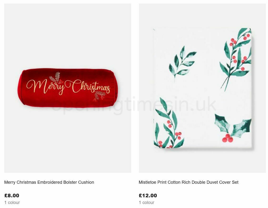 Primark Nostalgic Christmas Decor Offers from 1 November