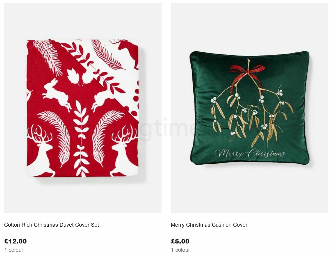 Primark Nostalgic Christmas Decor Offers from 1 November