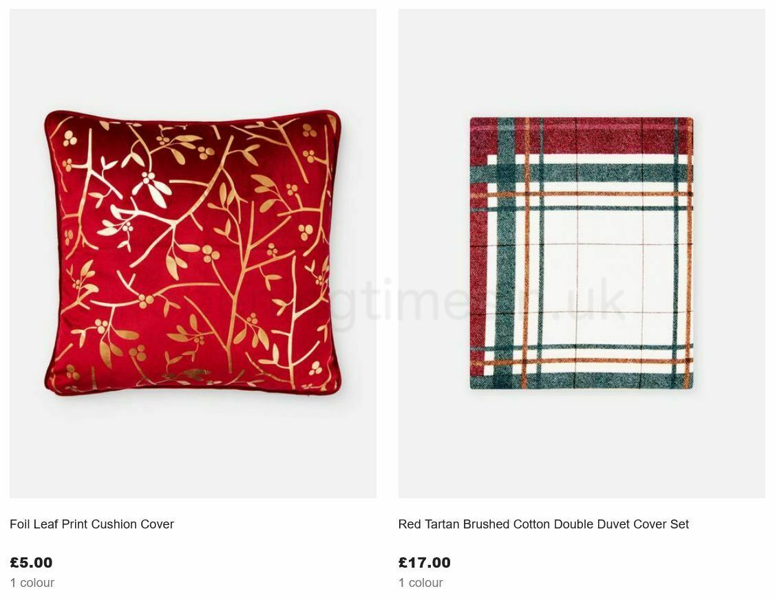 Primark Nostalgic Christmas Decor Offers from 1 November