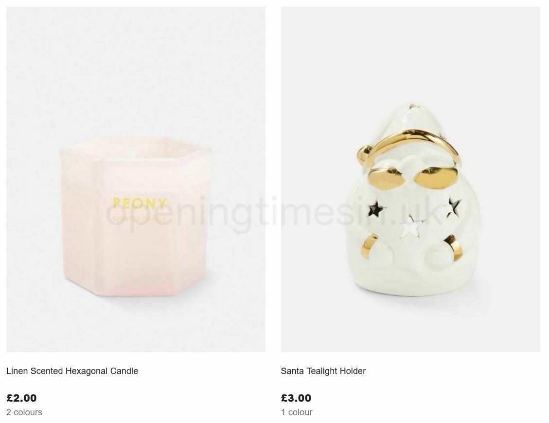 Primark Nostalgic Christmas Decor Offers from 1 November