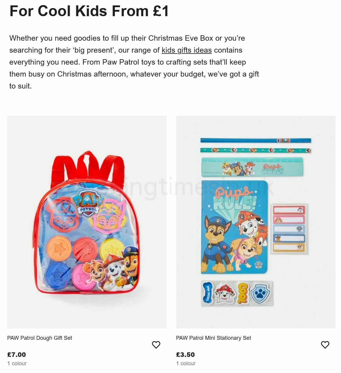 Primark Offers from 2 December