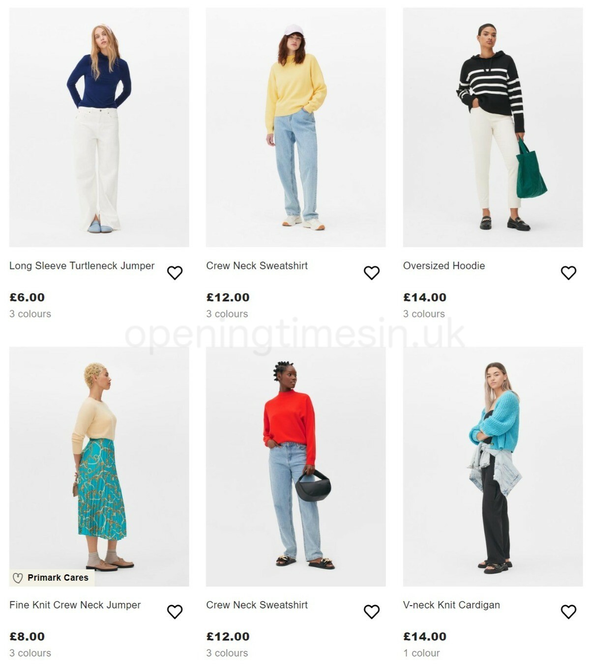 Primark Offers from 2 January