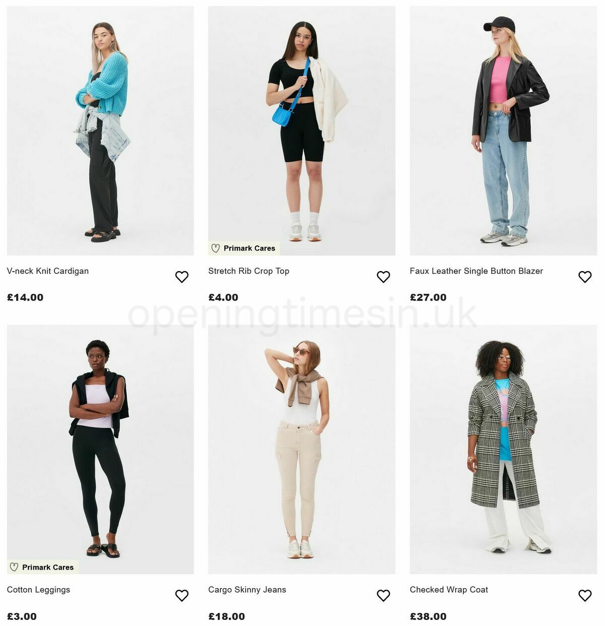 Primark Offers from 14 January