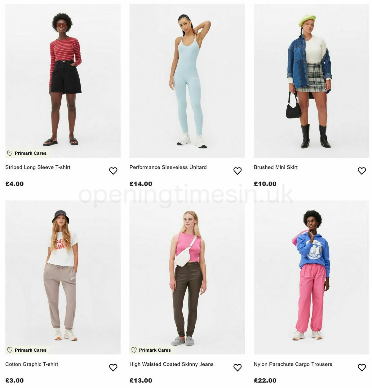 Primark Offers from 14 January