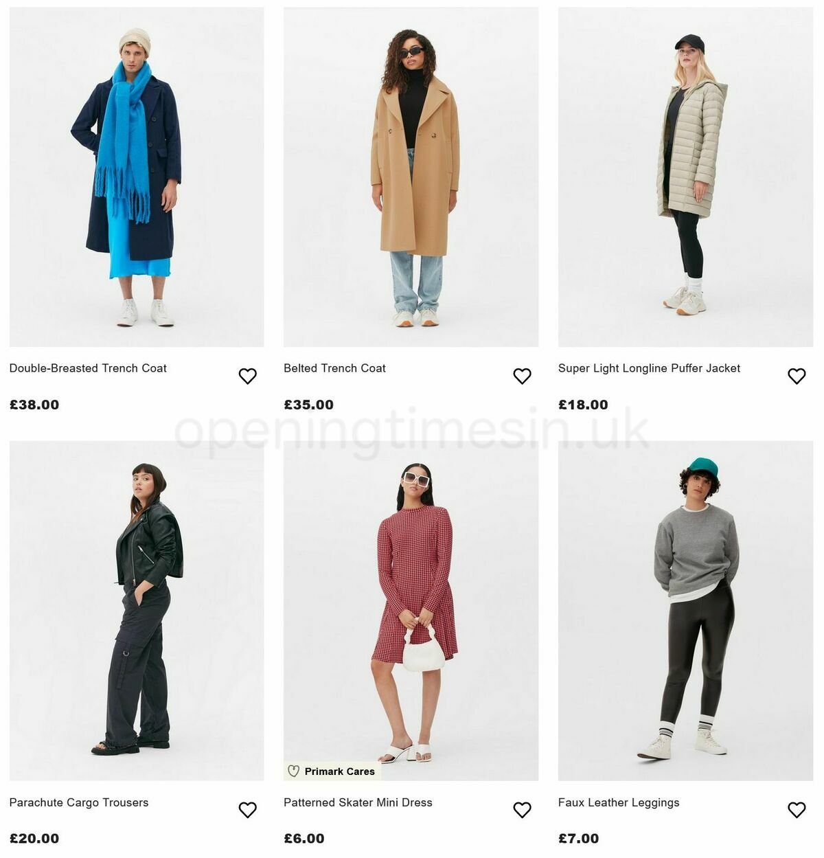 Primark Offers from 14 January
