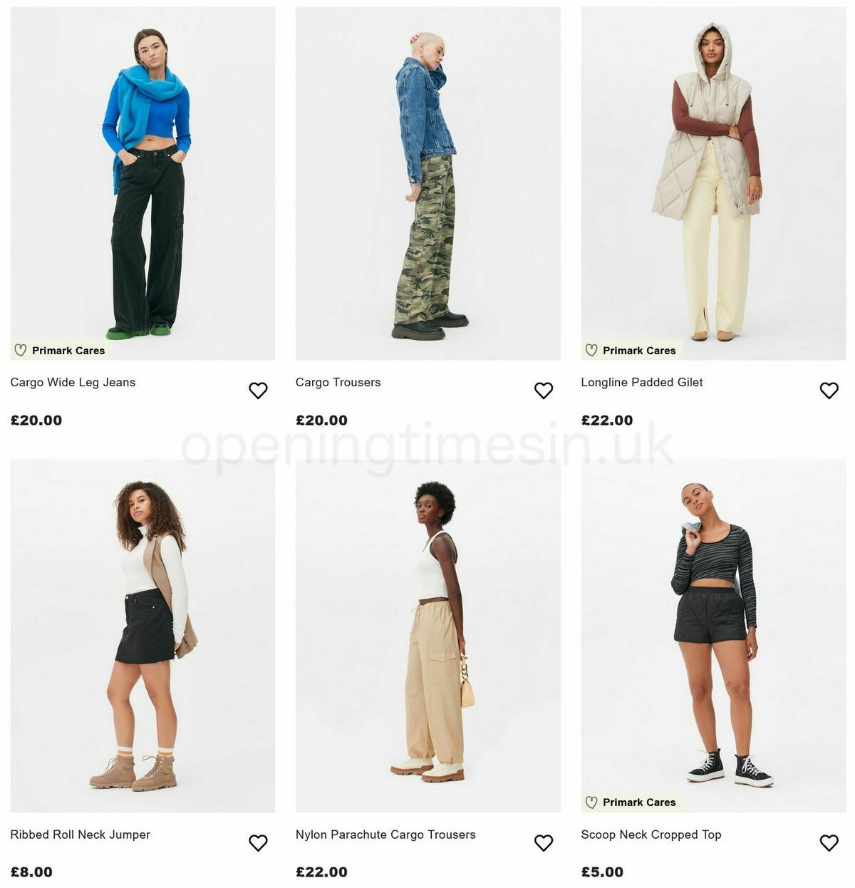 Primark Offers from 14 January