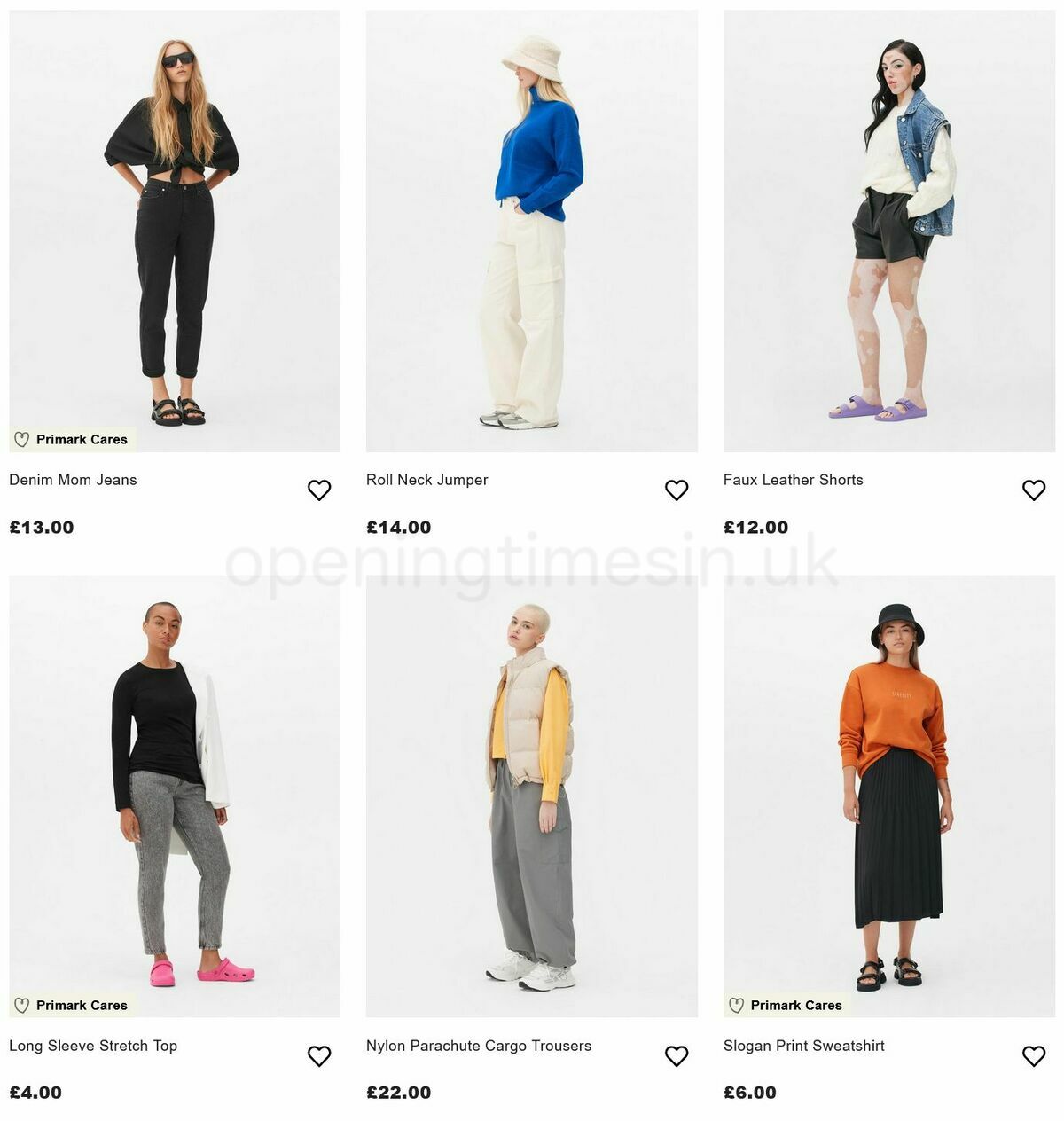 Primark Offers from 14 January