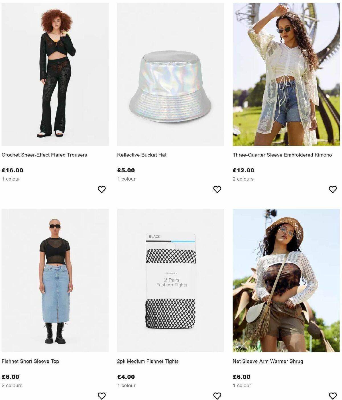 Primark Festival Looks Offers from 26 June
