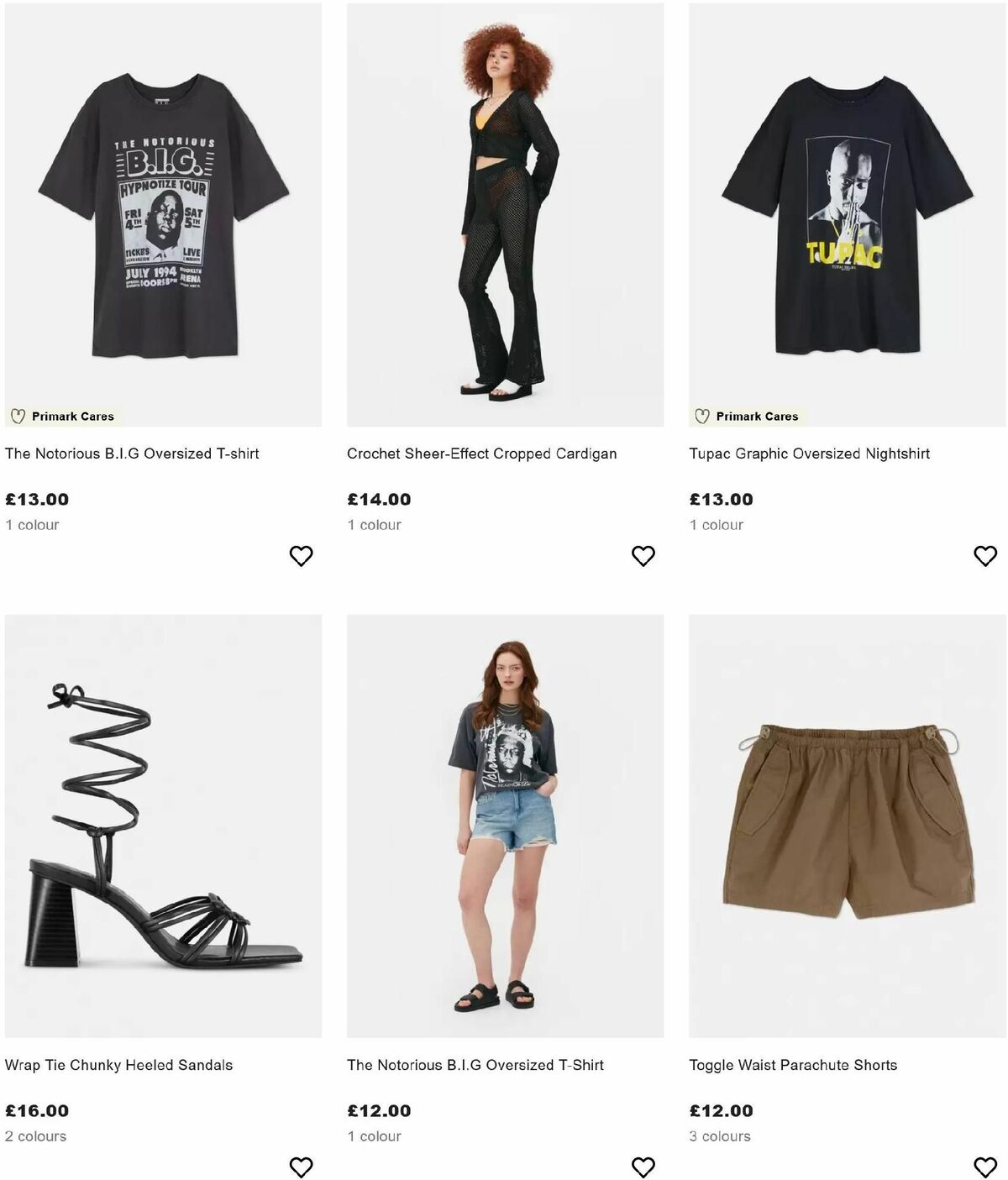 Primark Festival Looks Offers from 26 June
