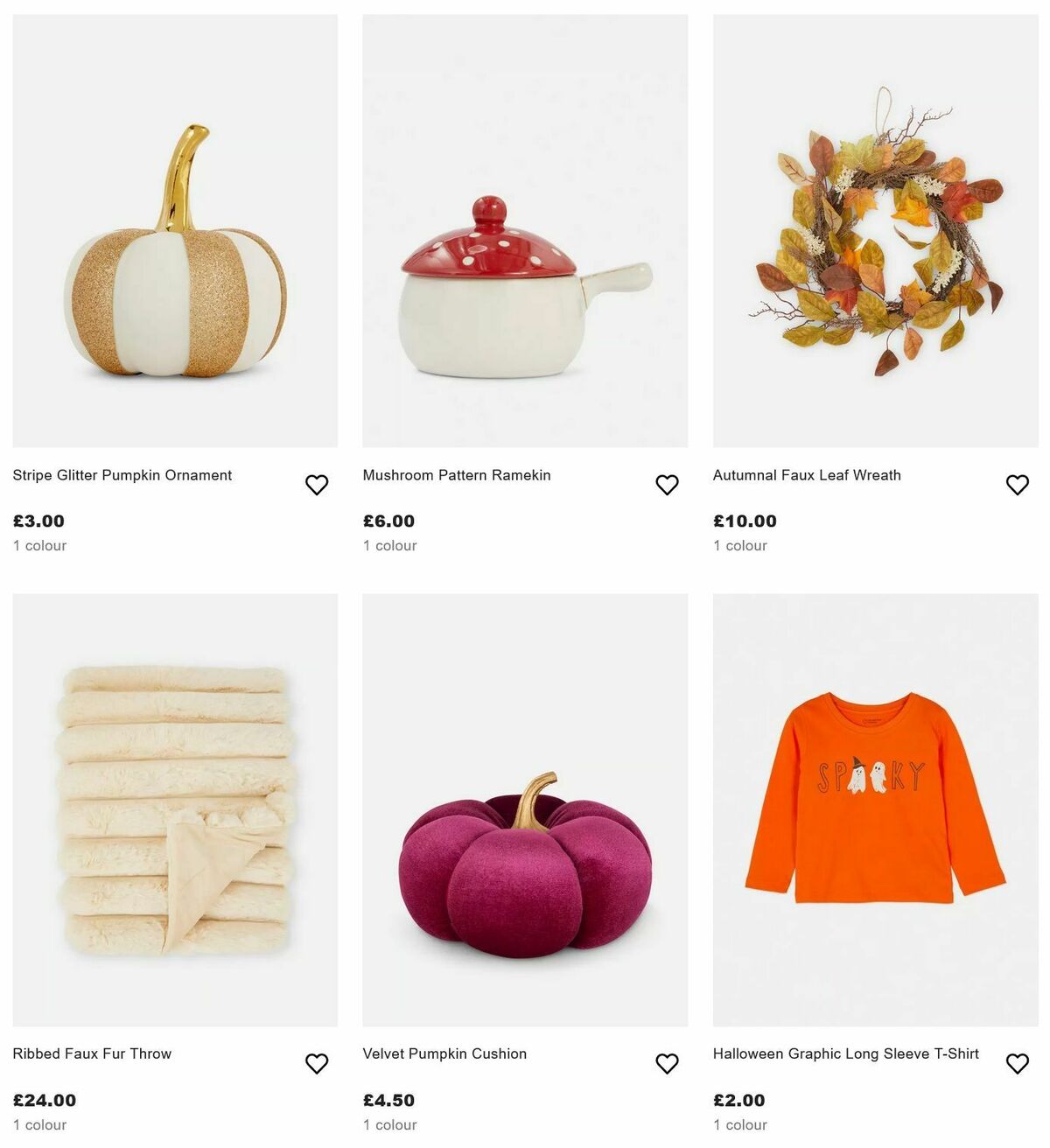 Primark Halloween Offers from 10 September
