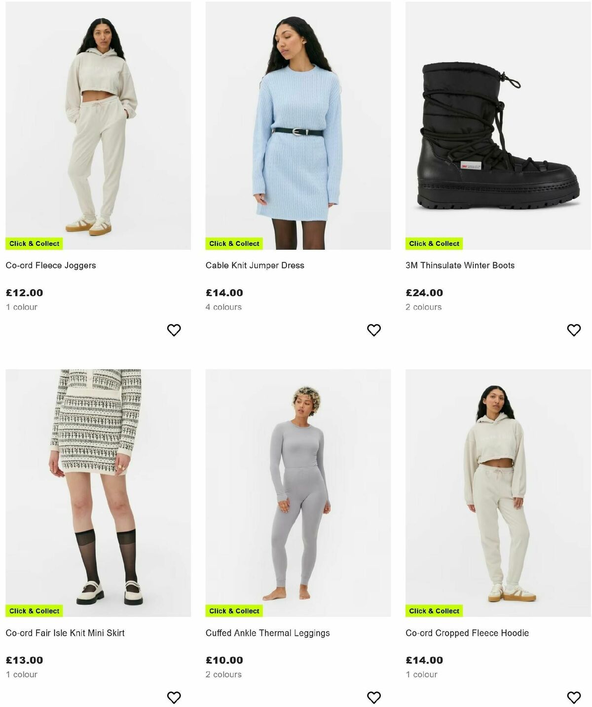 Primark Après Ski Outfits Offers from 13 December