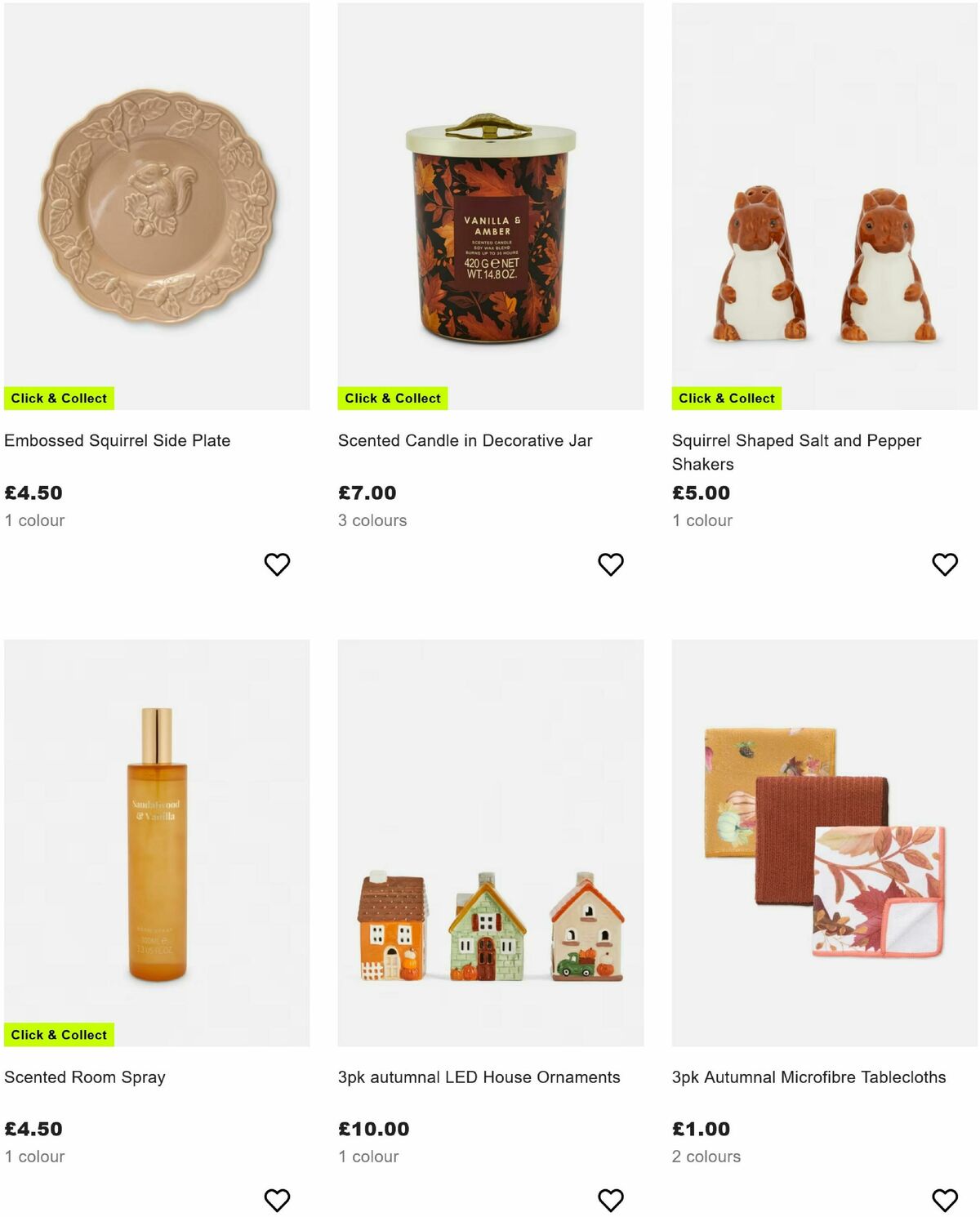 Primark Autumn Offers from 15 August