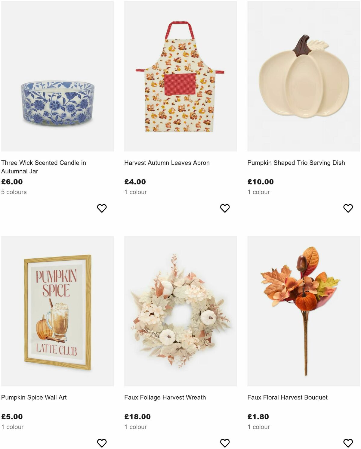Primark Autumn Offers from 15 August