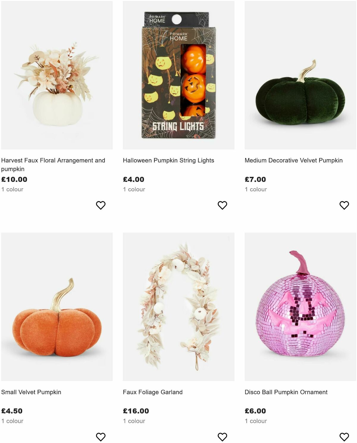 Primark Autumn Offers from 15 August