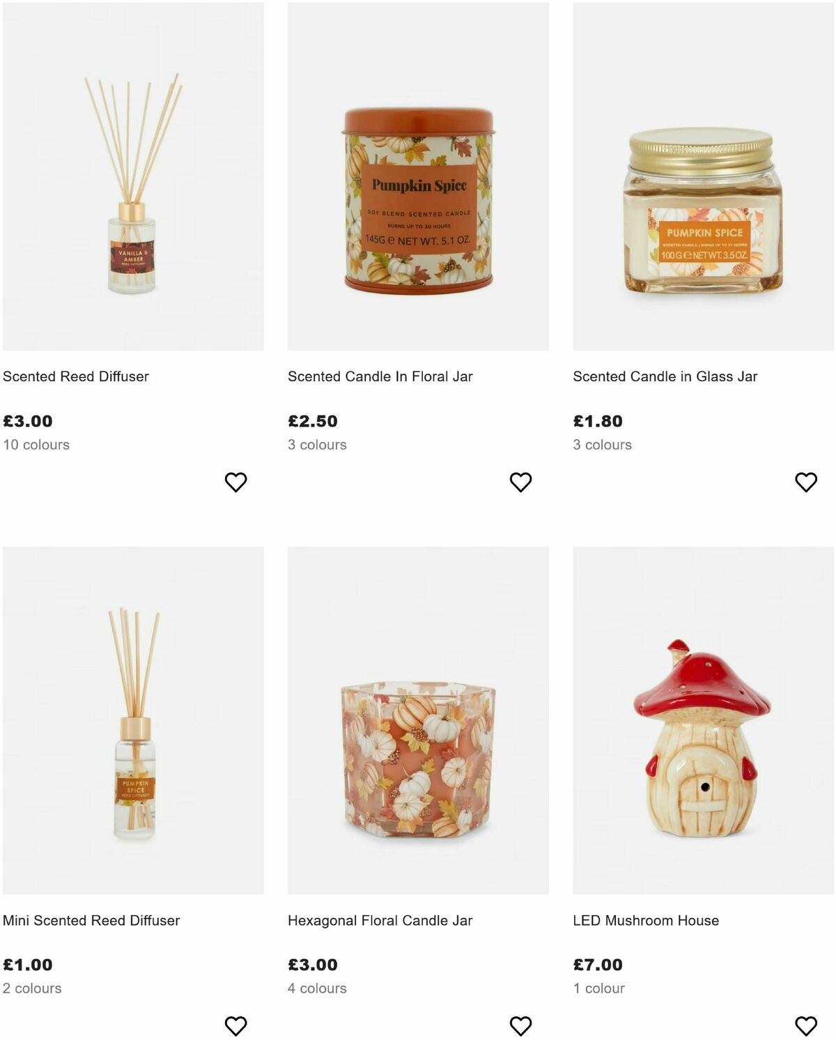 Primark Autumn Offers from 15 August